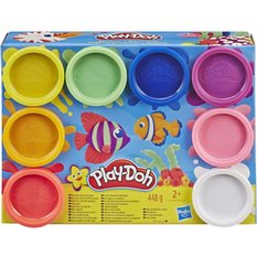 Ciastolina tęczowe kolory zestaw tub mix kolorów 8-pak e5062 play-doh dla dziecka