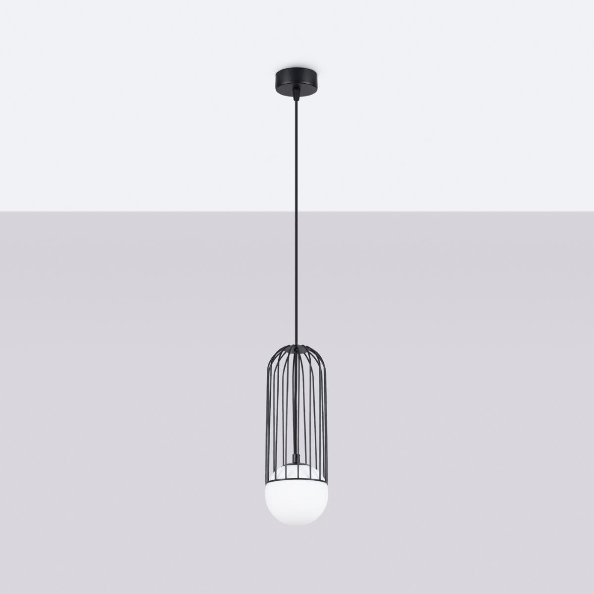 Lampa wisząca BRINA 1 czarna 115x12x12cm nowoczesna G9 do salonu nr. 2