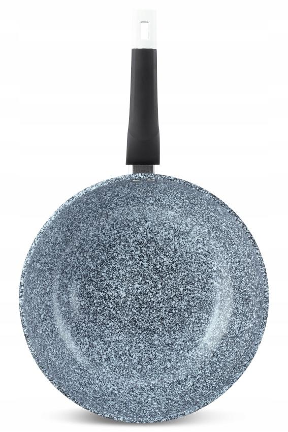 Patelnia 28 cm ceramiczna granitowa głęboka wok wysoka indukcja gaz do kuchni nr. 4