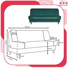 Wersalka sofa kanapa rozkładana Iza Family Meble - Miniaturka zdjęcia nr 9