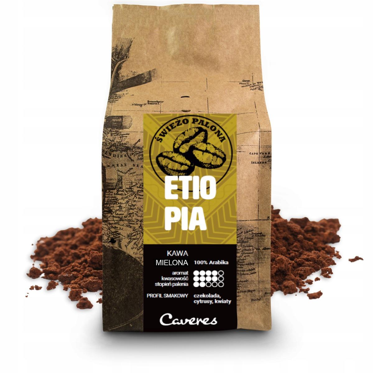 Caveres ETIOPIA Kawa mielona 250G