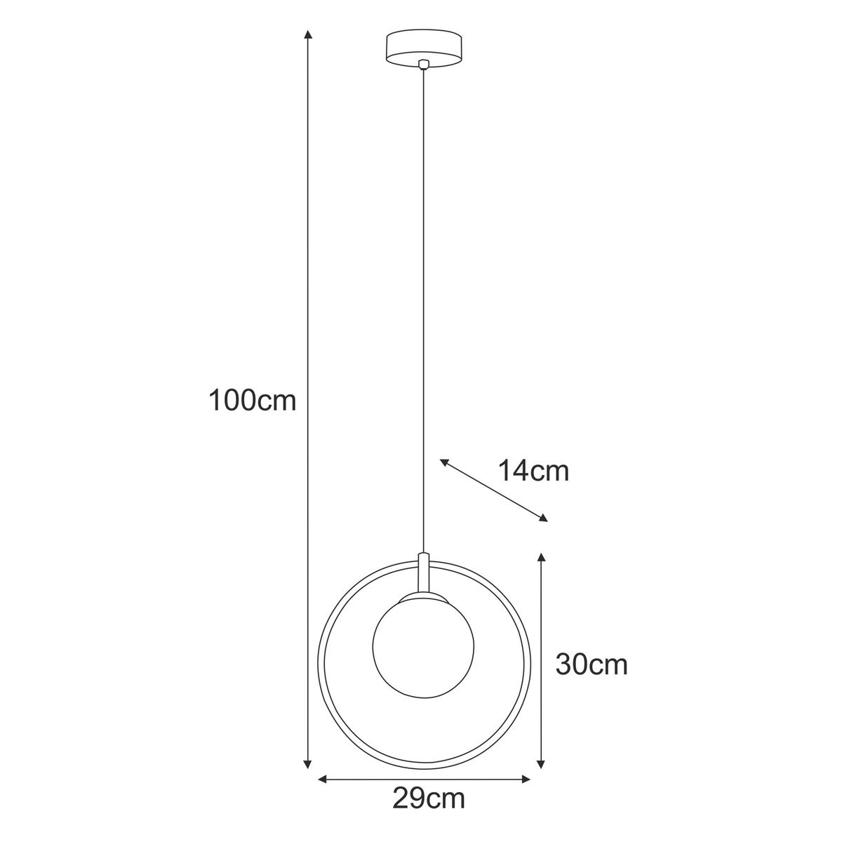 Lampa wisząca K-3837 GEO 29x100x14 cm do salonu lub pokoju czarny/biały nr. 6