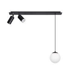 Lampa sufitowa K-4137 ALBIO 68x85x14 cm do salonu lub pokoju czarny/biały matowy