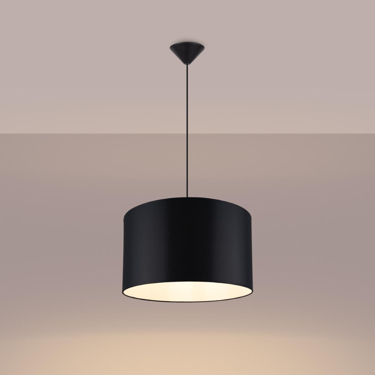 Lampa wisząca NOVA 40 czarna 88x40x40cm nowoczesna E27 do salonu nr. 3