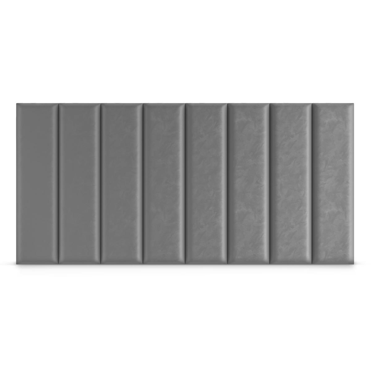 Panele tapicerowane 80x20 na ścianę wezgłowie szary nr. 4