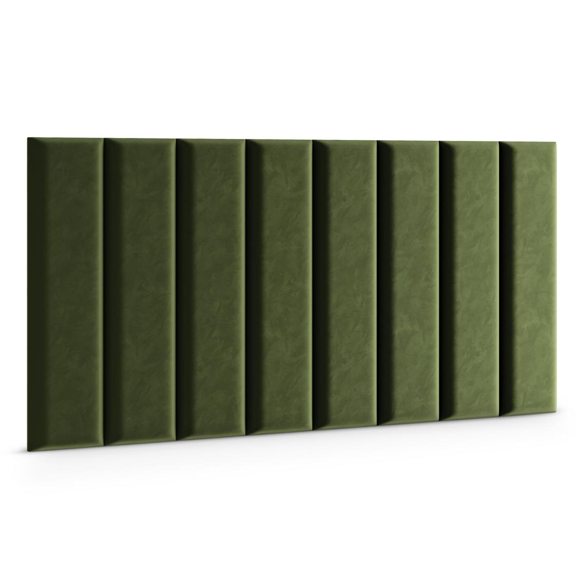  Panele tapicerowane 60x15 cm na ścianę magic velvet khaki nr. 3
