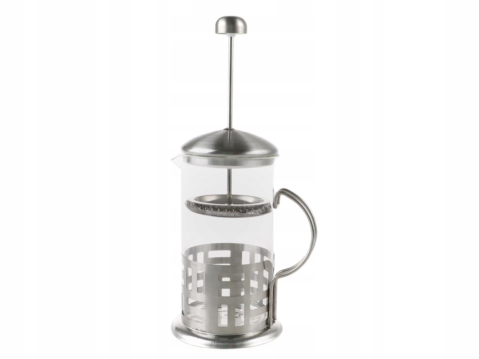 Szklany ZAPARZACZ TŁOKOWY do HERBATY Ziół KAWY French Press 1000ml 1L A1447 nr. 3