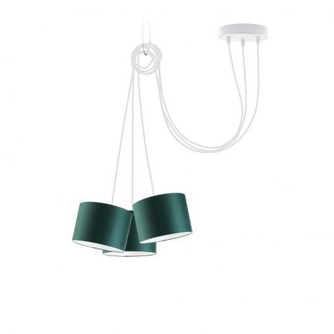 Lampa wisząca WAIKIKI W3 200x17,5x12 cm do salonu z regulacją zieleń butelkowa nr. 3