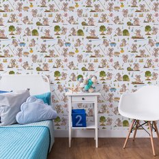 Tapeta MYSZKI w Ogrodzie Zwierzątka Rośliny Natura 53x1000  - Miniaturka zdjęcia nr 8