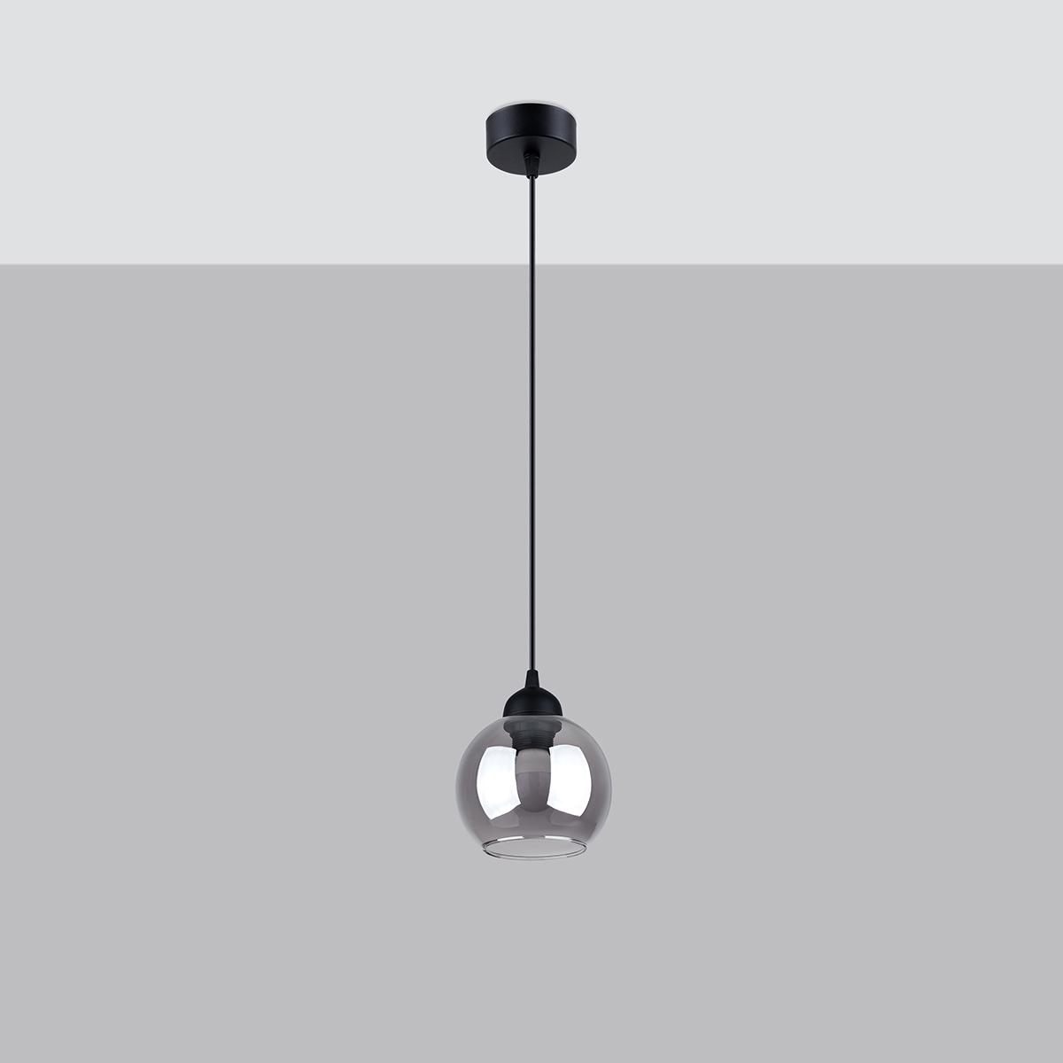 Lampa wisząca ALINO 1 czarna 130x15x15cm nowoczesna E27 do salonu nr. 2