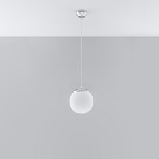 Lampa wisząca UGO 20 chrom 110x20x20cm nowoczesna E27 do salonu - Miniaturka zdjęcia nr 2