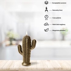 Świeca Cactus Brass Small - Miniaturka zdjęcia nr 2