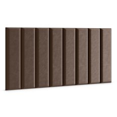 Panele tapicerowane  80x20 cm na ścianę prostokąt brązowy - Miniaturka zdjęcia nr 3