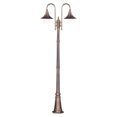 Lampa ogrodowa stojąca K-8127 / BOSTON 78x237x27 cm do ogrodu czarny/złoty - Miniaturka zdjęcia nr 1