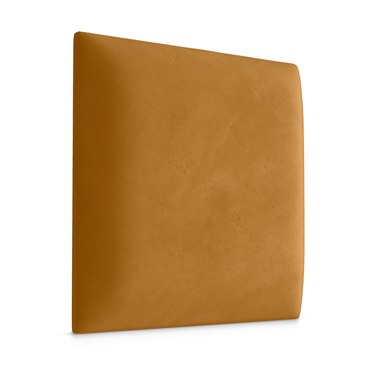 Panele tapicerowane 30x30 cm na ściankę kwadrat żółty