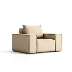 Sofa jednoosobowa SONNE 115x73x88 cm wodoodporna UV do ogrodu + poduszka ecru