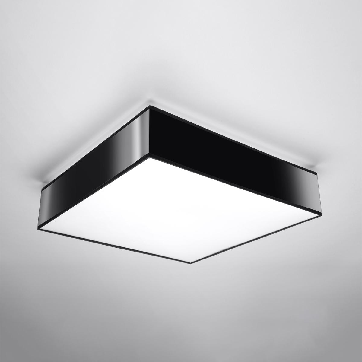 Plafon HORUS 55 czarny 11x55x55cm E27 nowoczesna lampa do salonu nr. 2