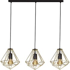 Lampa wisząca K-4812 GOLD 80x95x64 cm do salonu lub pokoju czarny/mosiądz