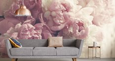 Fototapeta Kwitnące KWIATY Peonie Dekor 3D Dekoracja Nowoczesna do Salonu - Miniaturka zdjęcia nr 2