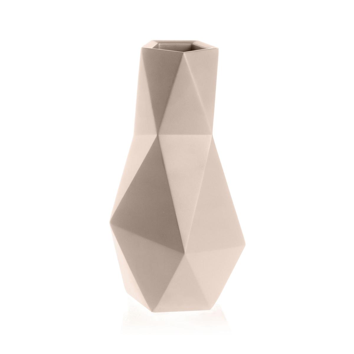 Wazon Low-Poly Light Beige Poli nr. 2