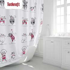 Tatkraft Funny Cats tekstylna zasłona prysznicowa - Miniaturka zdjęcia nr 6