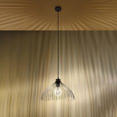 Lampa wisząca UMB czarny 125x40x40cm nowoczesna E27 do salonu - Miniaturka zdjęcia nr 3