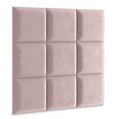 Panele tapicerowane  40x40 cm na ścianę kwadrat różowy - Miniaturka zdjęcia nr 3
