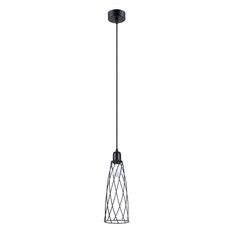 Lampa wisząca SUBA 1 czarna 139x12x12cm nowoczesna E14 do salonu - Miniaturka zdjęcia nr 1