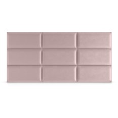 Panele tapicerowane 60x30 na ścianę prostokąt różowy - Miniaturka zdjęcia nr 4