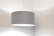 Lampa wisząca 40cm niebieska pikowana JASMIN BEBE do salonu sypialni pokoju dziecka - Miniaturka zdjęcia nr 7