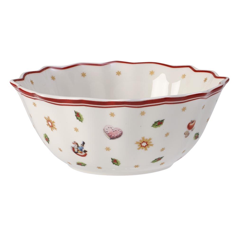 Miska 506 ml Toy's Delight Villeroy & Boch biała z czerwonym wzorem do jadalni