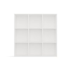 Regał Malax 110,5x110,5x30 cm do sypialni salonu biały - Miniaturka zdjęcia nr 7