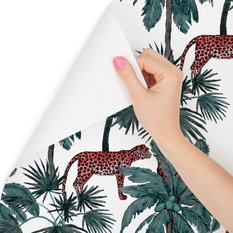 Tapeta – Dzikie koty i palmy  - Miniaturka zdjęcia nr 1