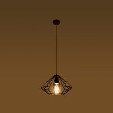 Lampa wisząca UMBERTO czarna 120x32x32cm nowoczesna E27 do salonu - Miniaturka zdjęcia nr 3