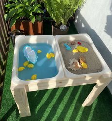 Piaskownica stolik sensoryczny  - Miniaturka zdjęcia nr 2
