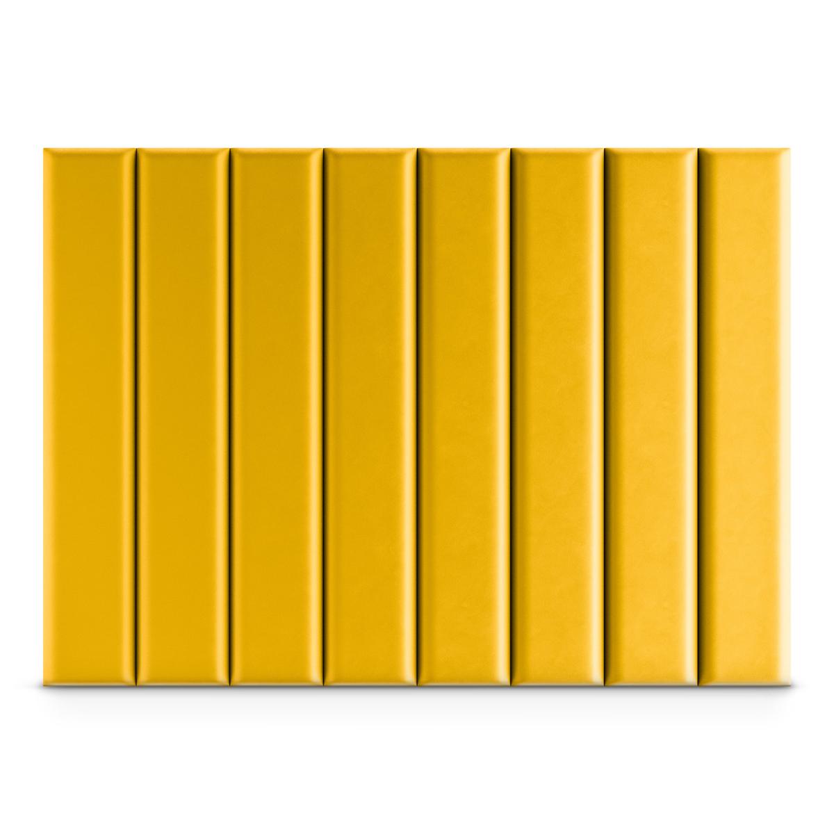 Panele tapicerowane 100x20 na ścianę magic velvet żółty nr. 2
