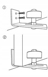 Prowadnik dolny do drzwi przesuwanych  - Miniaturka zdjęcia nr 12