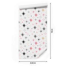 Tapeta dla dzieci – Kolorowe gwiazdki - Miniaturka zdjęcia nr 2