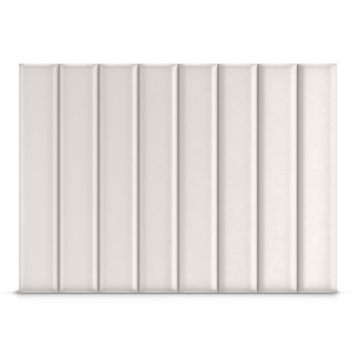 Panele tapicerowane 100x20 na ścianę wezgłowie kremowy nr. 3
