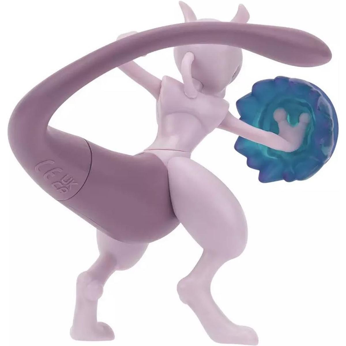 POKEMON BATTLE FEATURE FIGURE ORYGINALNA FIGURKA AKCJI DELUXE MEWTWO nr. 4