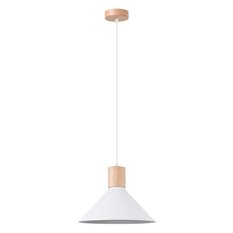 Lampa wisząca JAGA biała 120x30x30cm nowoczesna E27 do salonu - Miniaturka zdjęcia nr 1