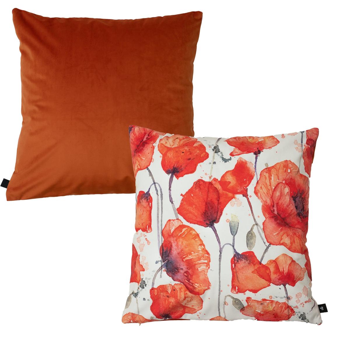 Poszewka welwetowa POPPY CHIC 45x45 cm