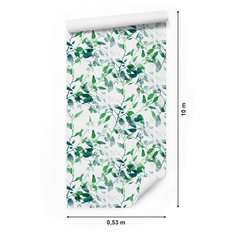Tapeta, Delikatne Liście Bluszczu, dekoracja do Salonu - Miniaturka zdjęcia nr 2