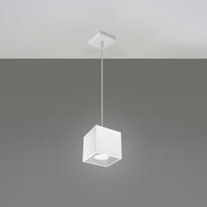 Lampa wisząca QUAD 1 biały 110x10x10cm nowoczesna G10 do salonu - Miniaturka zdjęcia nr 2