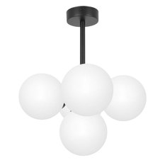 Lampa sufitowa K-5361 INEZ 38x45x38 cm do salonu lub pokoju czarny/biały - Miniaturka zdjęcia nr 3