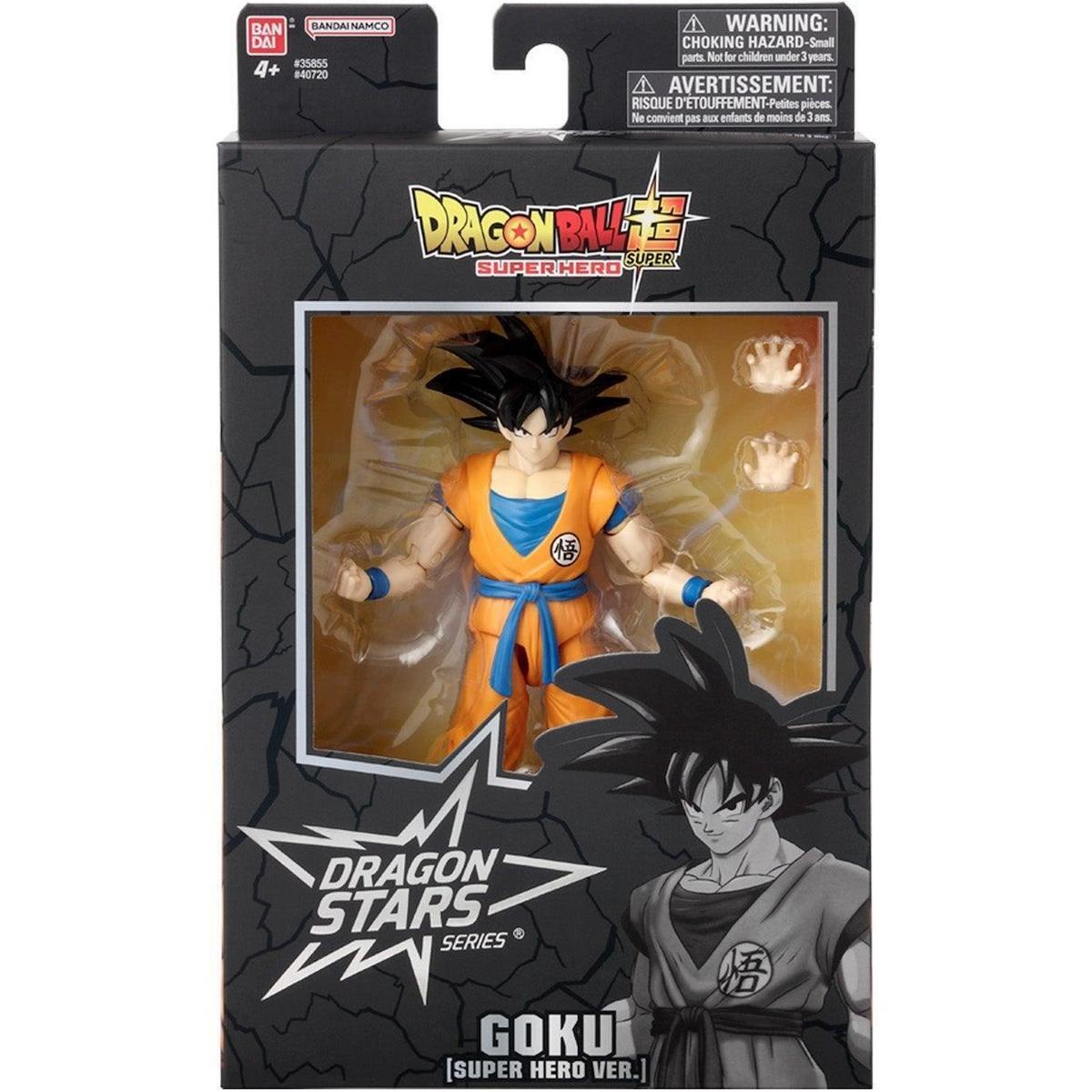 Figurka GOKU dragon ball dragon stars bandai ruchoma super hero version dla dziecka 