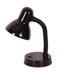 Lampka biurkowa K-MT-203 CARIBA 22x30x13 cm do salonu lub pokoju czarny - Miniaturka zdjęcia nr 1