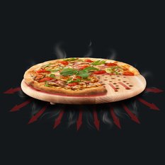 Pizza Aerator Deska na Pizzę Drewniania Okrągła - Miniaturka zdjęcia nr 2