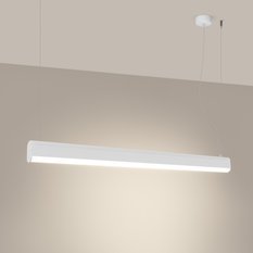 Lampa wisząca FARGE biała LED 3000K 150x8x120cm nowoczesna LED do salonu - Miniaturka zdjęcia nr 3