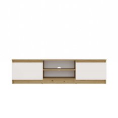 Szafka RTV Malwa 36x140x40 cm do salonu dąb artisan biel - Miniaturka zdjęcia nr 7